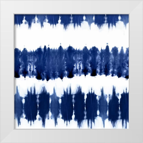 Shibori VI White Modern Wood Framed Art Print by Roberts, Ellie