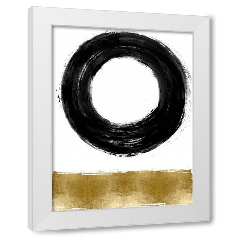 Gravitate I White Modern Wood Framed Art Print by Roberts, Ellie