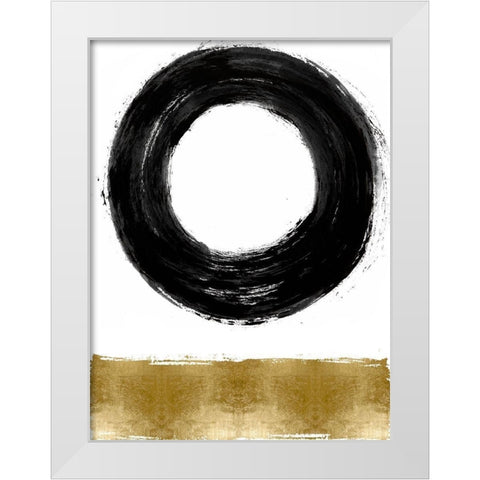Gravitate I White Modern Wood Framed Art Print by Roberts, Ellie