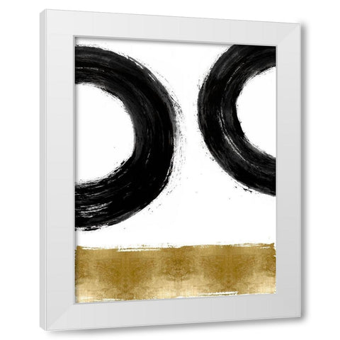 Gravitate II White Modern Wood Framed Art Print by Roberts, Ellie