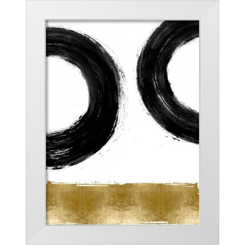 Gravitate II White Modern Wood Framed Art Print by Roberts, Ellie
