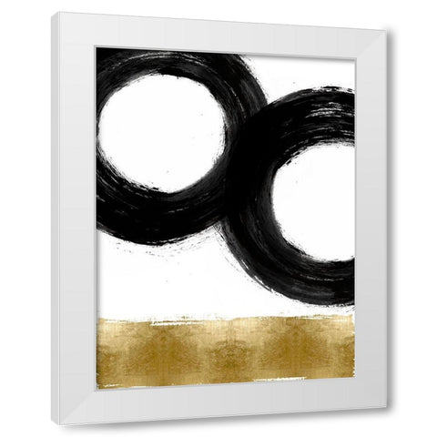Gravitate III White Modern Wood Framed Art Print by Roberts, Ellie
