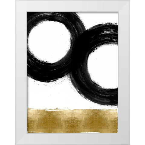 Gravitate III White Modern Wood Framed Art Print by Roberts, Ellie