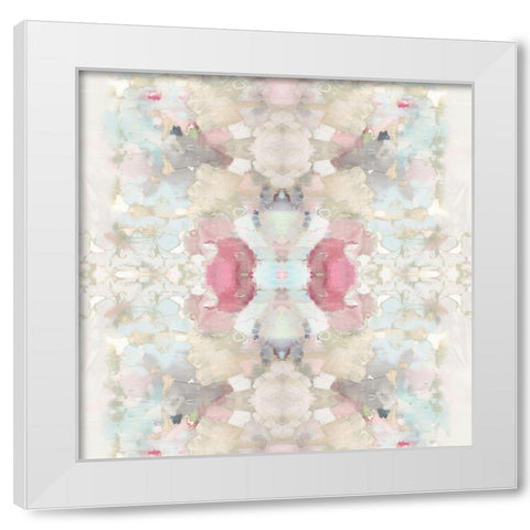 Resonate in Pink Blush II White Modern Wood Framed Art Print by Blake, Madeline