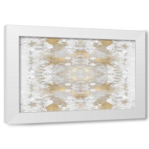Reflections in Gold II White Modern Wood Framed Art Print by Blake, Madeline