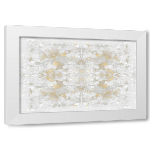 Reflections in Gold III White Modern Wood Framed Art Print by Blake, Madeline