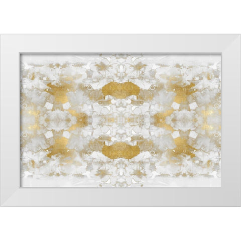 Reflections in Gold IV White Modern Wood Framed Art Print by Blake, Madeline