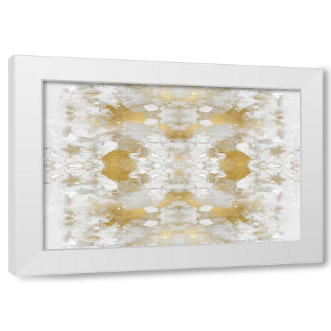 Reflections in Gold V White Modern Wood Framed Art Print by Blake, Madeline