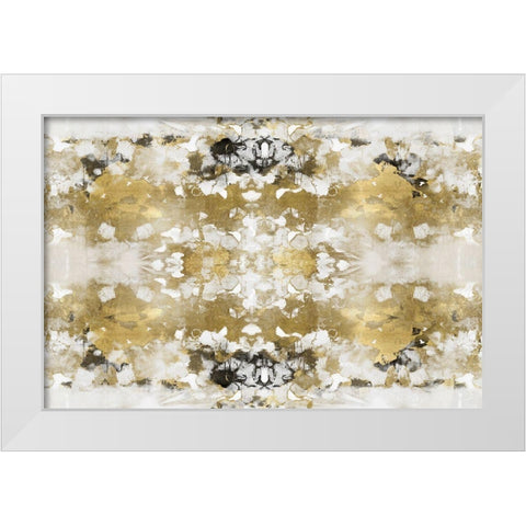 Reflections in Gold VII White Modern Wood Framed Art Print by Blake, Madeline