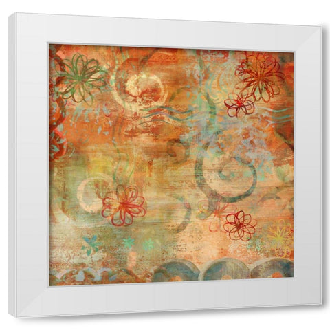 Happy Days II White Modern Wood Framed Art Print by Dunn, Emily