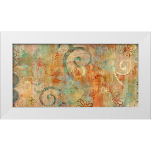 Playground White Modern Wood Framed Art Print by Dunn, Emily