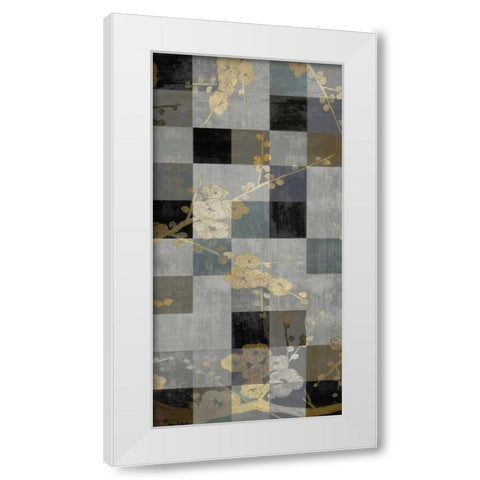 Blossom Panel I White Modern Wood Framed Art Print by Lange, Erin
