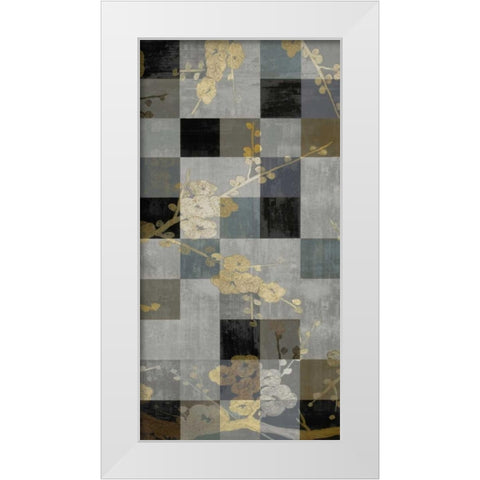 Blossom Panel I White Modern Wood Framed Art Print by Lange, Erin