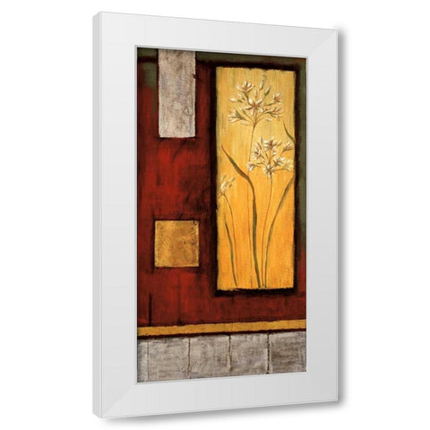 Delicate Balance I White Modern Wood Framed Art Print by Lange, Erin