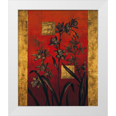 Evening Silhouette I White Modern Wood Framed Art Print by Lange, Erin