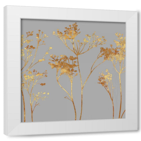 Gold at Dusk I White Modern Wood Framed Art Print by Lange, Erin