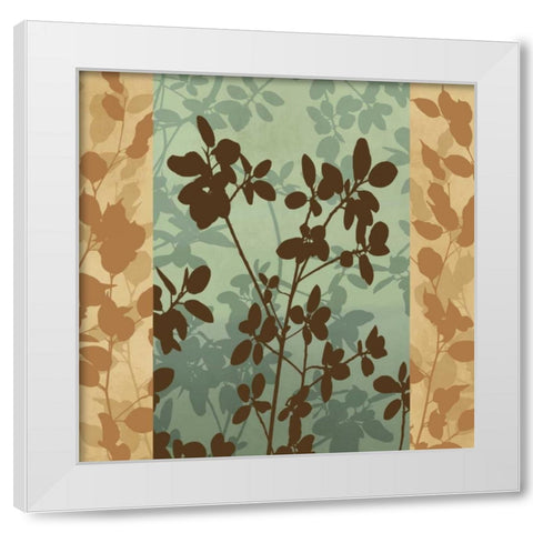 Mingle I White Modern Wood Framed Art Print by Lange, Erin