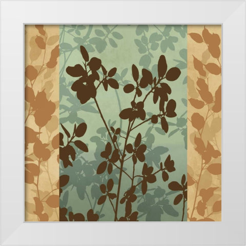 Mingle I White Modern Wood Framed Art Print by Lange, Erin