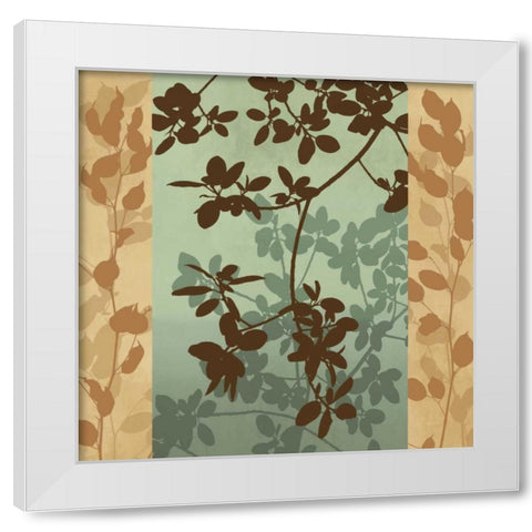 Mingle II White Modern Wood Framed Art Print by Lange, Erin