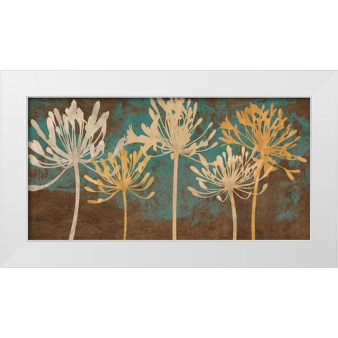 Five Friends White Modern Wood Framed Art Print by Lange, Erin