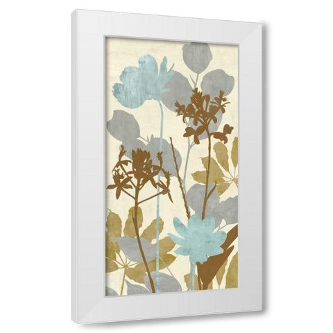 Peaceful Garden I White Modern Wood Framed Art Print by Lange, Erin