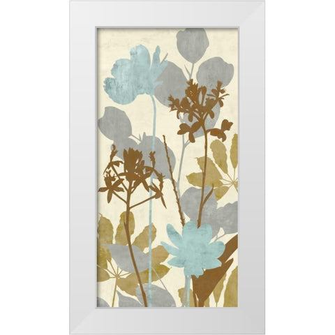 Peaceful Garden I White Modern Wood Framed Art Print by Lange, Erin