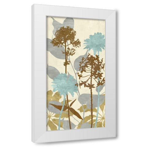 Peaceful Garden II White Modern Wood Framed Art Print by Lange, Erin