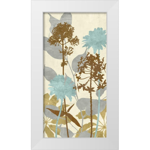 Peaceful Garden II White Modern Wood Framed Art Print by Lange, Erin