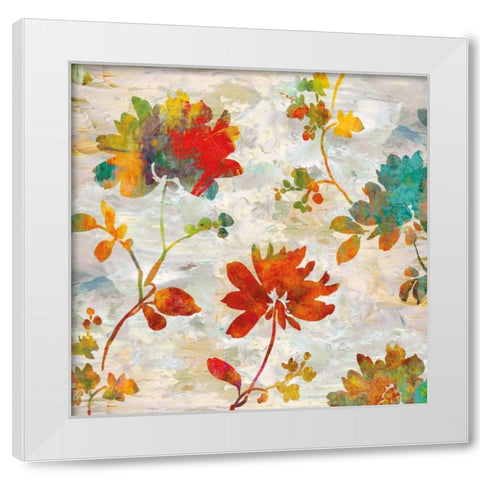 Garden View II White Modern Wood Framed Art Print by Lange, Erin