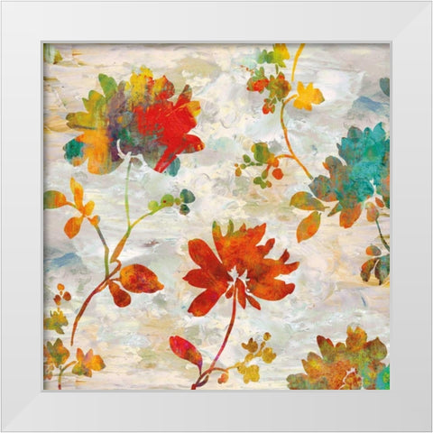 Garden View II White Modern Wood Framed Art Print by Lange, Erin