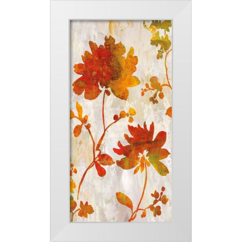Joyful I White Modern Wood Framed Art Print by Lange, Erin