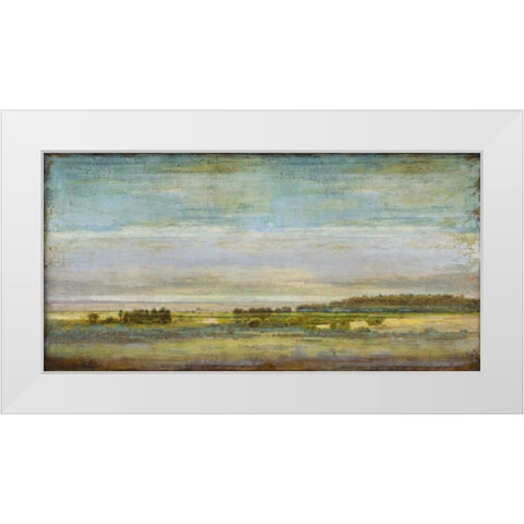 Big Sky Vista White Modern Wood Framed Art Print by Turner, Eric
