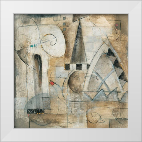 Classica I White Modern Wood Framed Art Print by Floyd, Colin
