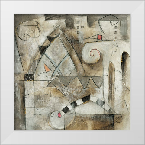 Classica II White Modern Wood Framed Art Print by Waugh, Eric