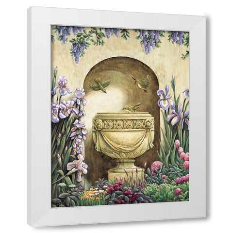 Garden Alcove I White Modern Wood Framed Art Print by Wright, Elizabeth
