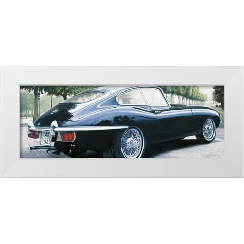 British Black White Modern Wood Framed Art Print by Brook, Francis