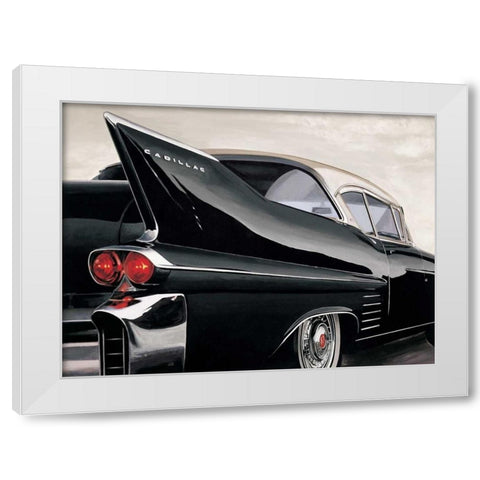 58 De Ville White Modern Wood Framed Art Print by Brook, Francis