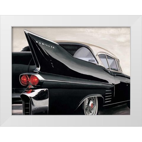 58 De Ville White Modern Wood Framed Art Print by Brook, Francis