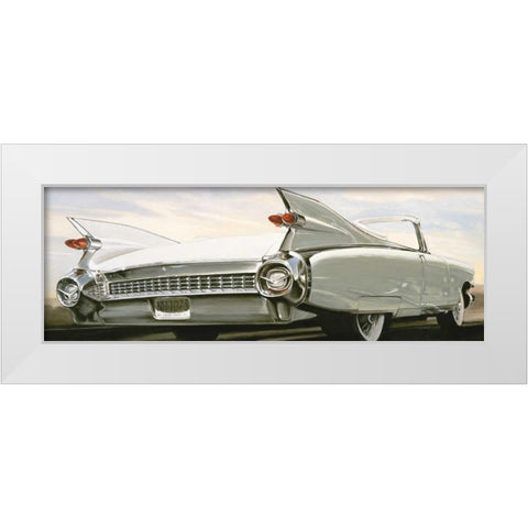 Eldorado II White Modern Wood Framed Art Print by Brook, Francis