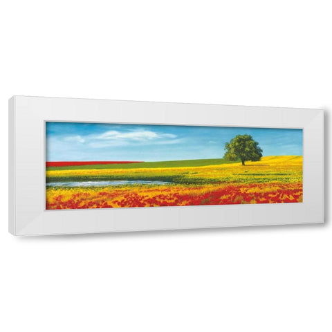 Era d estate White Modern Wood Framed Art Print by Arnolfi, Giorgio