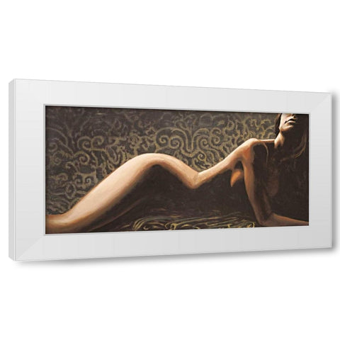 Baroque White Modern Wood Framed Art Print by Mariani, Giorgio