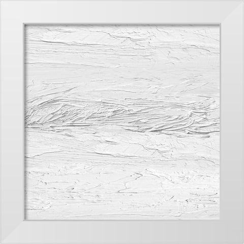 Textured on White III White Modern Wood Framed Art Print by Gordon, Sofia