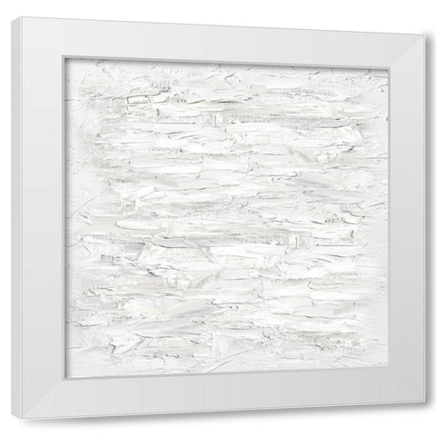 White on White II White Modern Wood Framed Art Print by Gordon, Sofia