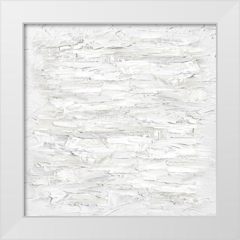 White on White II White Modern Wood Framed Art Print by Gordon, Sofia