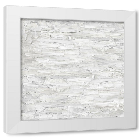 White on White IV White Modern Wood Framed Art Print by Gordon, Sofia