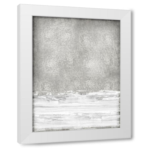 White on Silver II White Modern Wood Framed Art Print by Gordon, Sofia