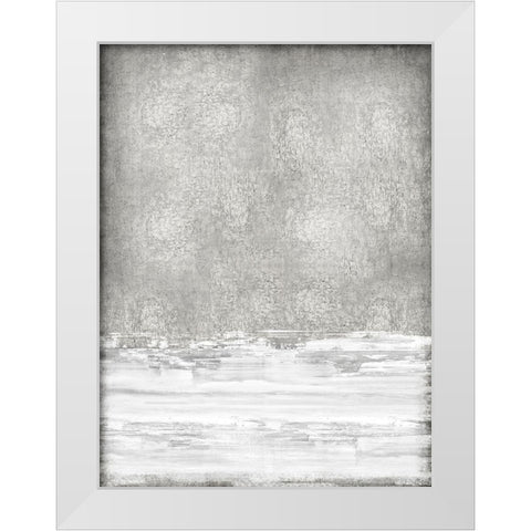 White on Silver II White Modern Wood Framed Art Print by Gordon, Sofia