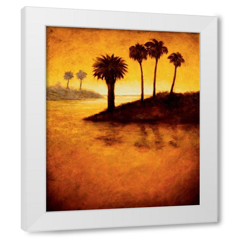 Lagoon I White Modern Wood Framed Art Print by Williams, Gregory