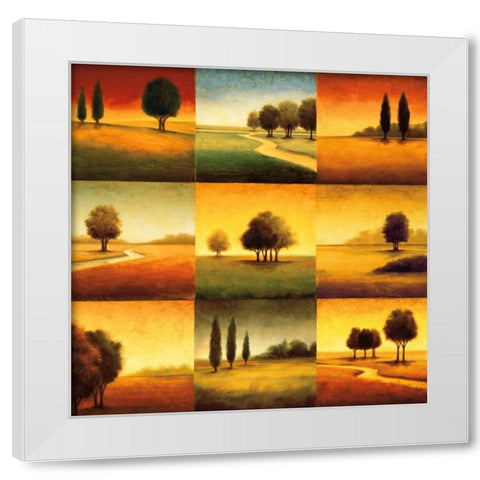Landscape Perspectives White Modern Wood Framed Art Print by Williams, Gregory