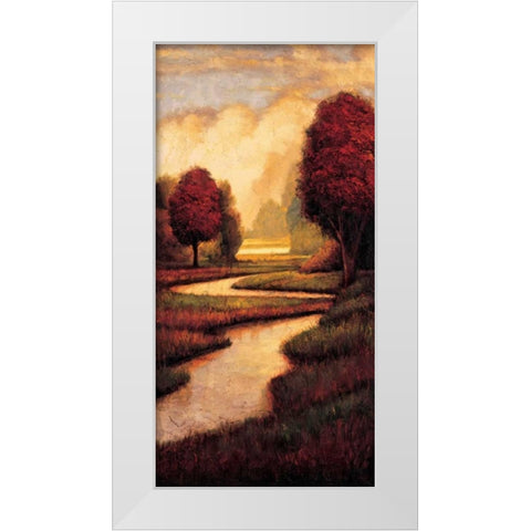 Waterside II White Modern Wood Framed Art Print by Williams, Gregory